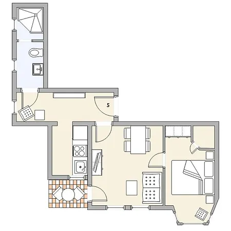 Kaiserliches Postamt 5 Apartmán *